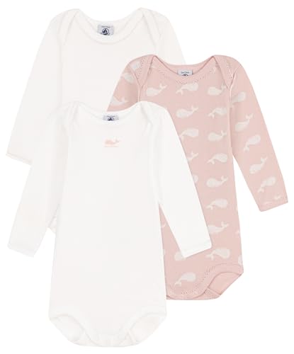 Petit Bateau A0BG7 Langarm-Bodys Baby Mädchen Variante 1 6 Monate von Petit Bateau