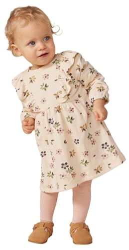 Petit Bateau A0BKL Langarmkleid Baby Mädchen Avalanche/Multico 6 Monate von Petit Bateau