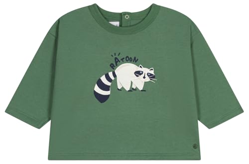 Petit Bateau A0BPI Langarm-T-Shirt Baby Jungen Palmeraie 6 Monate von Petit Bateau