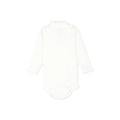Petit Bateau A0BQF Langarm-Body Mit Rollkragen Baby Jungen Marshmallow 6 Monate von Petit Bateau