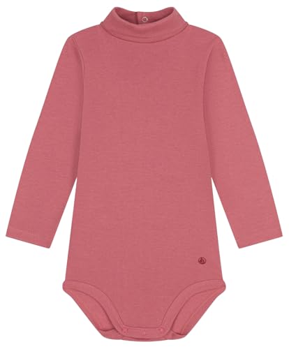 Petit Bateau A0BQF Langarm-Body Mit Rollkragen Baby Mädchen Rosewood 6 Monate von Petit Bateau