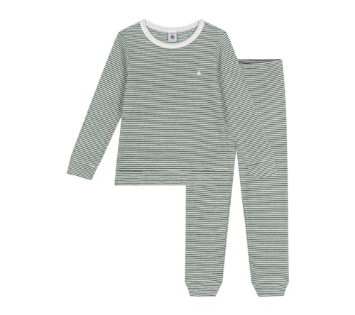 Petit Bateau A0BSK Langarm-Pyjama Jungen Croco/Marshmallow 2 Jahre von Petit Bateau