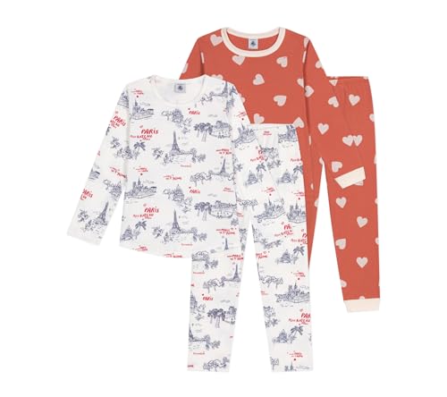 Petit Bateau A0BSL Langarm-Pyjama Mädchen Variante 1 2 Jahre von Petit Bateau