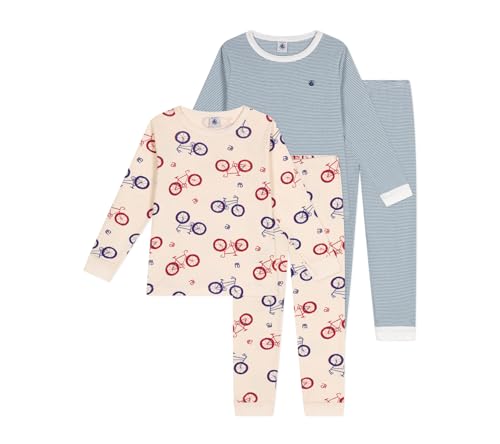 Petit Bateau A0BSP Langarm-Pyjama Jungen Variante 1 2 Jahre von Petit Bateau