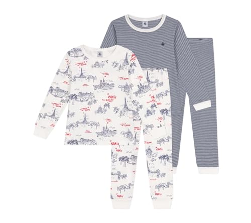 Petit Bateau A0BSR Langarm-Pyjama Jungen Variante 1 2 Jahre von Petit Bateau