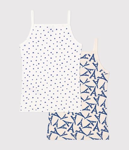Petit Bateau A0BYB Ärmellose Trägerhemden Mädchen Variante 1 2 Jahre von Petit Bateau