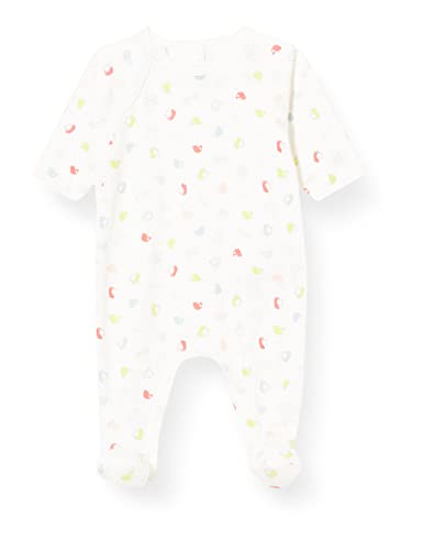 Petit Bateau Baby-Jungen A00A901 Nachthemd, Marshmallow/Multico, 1M (54cm) von Petit Bateau