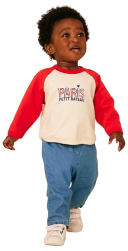 Petit Bateau Baby Jungen A0AIJ Sweatshirt, Avalanche/Aurora, 18 Monate Petit Bateau Baby Jungen A0AIJ Sweatshirt, Avalanche/Aurora, 18 Monate von Petit Bateau