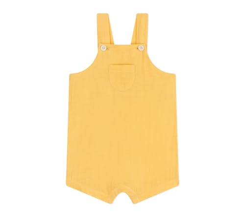 Petit Bateau Baby Jungen A0CEF Kurze Overalls, Gelb, 12 Monate von Petit Bateau