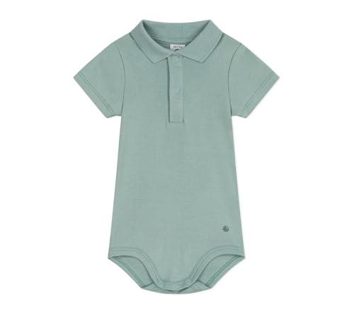 Petit Bateau Baby Jungen A0CW7 Kurzarm-Body mit Polokragen, Grün, 12 Monate Petit Bateau Baby Jungen A0CW7 Kurzarm-Body mit Polokragen, Grün, 12 Monate von Petit Bateau