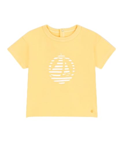 Petit Bateau Baby Jungen A0CWB Kurzärmeliges T-Shirt, Gelb, 6 Monate von Petit Bateau