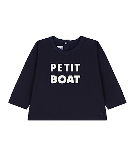 Petit Bateau Baby Jungen Langarm-T-Shirt, Blau Smoking, 24 Monate von Petit Bateau