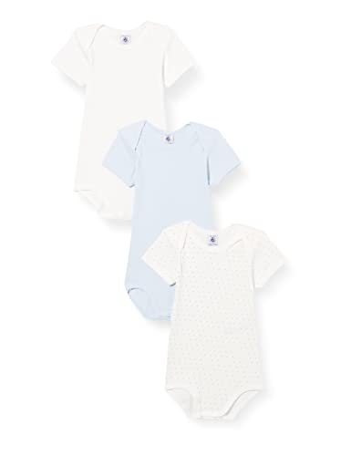 Petit Bateau Baby JungenKurzarm-Body mit Streifen (3er Pack) , Variante 1, 18 Monate von Petit Bateau