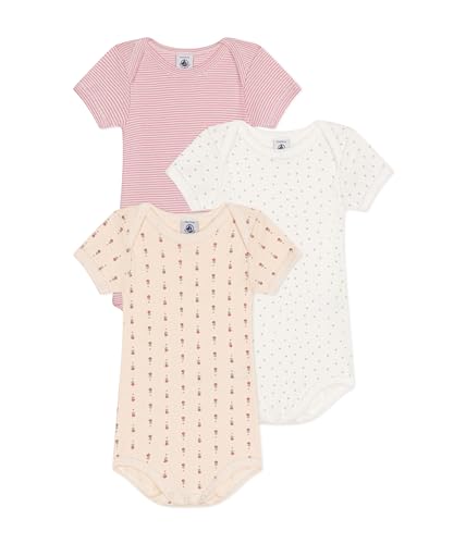 Petit Bateau Baby-Mädchen A09YZ Body, Variante 1, 3 Jahre (2er Pack) von Petit Bateau