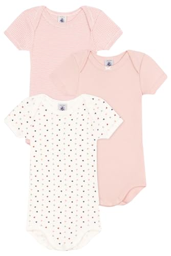 Petit Bateau Baby Mädchen A09YX Body, Variante 1, 12 Monate (3er Pack) von Petit Bateau