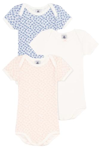 Petit Bateau Baby-Mädchen A09yy Body, 3er Pack, Variante 1, 86 cm/24m von Petit Bateau