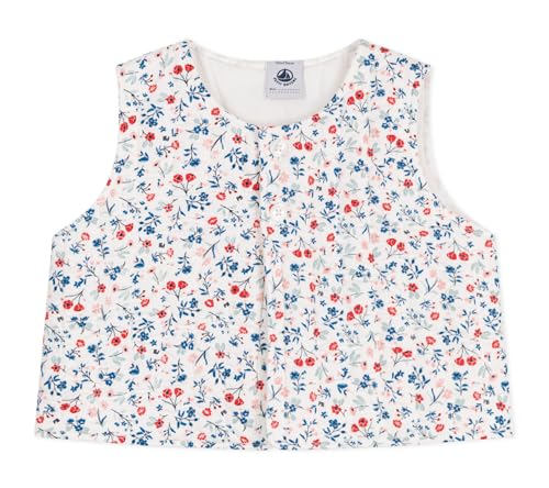 Petit Bateau Baby Mädchen A0CEM Ärmellose Weste, Weiß/Mehrfarbig, 3 Jahre von Petit Bateau