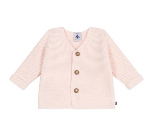 Petit Bateau Baby Mädchen A0CES Strickjacke, Rosa, 18 Monate von Petit Bateau