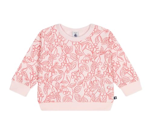 Petit Bateau Baby Mädchen A0COJ Sweatshirt, Blume/SPI, 3 Jahre von Petit Bateau