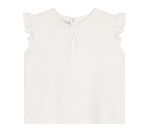 Petit Bateau Baby Mädchen A0CP1 Kurzarmbluse, Weiß, 24 Monate von Petit Bateau