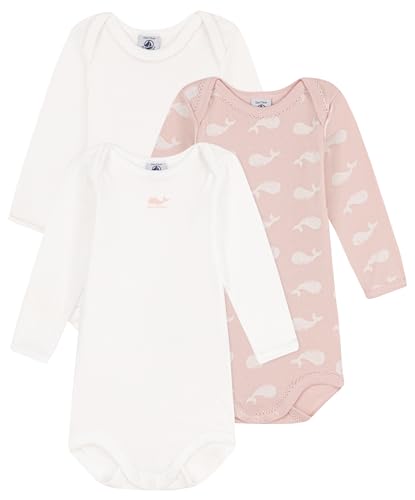 Petit Bateau Baby Mädchen A0AH5 Body, Variante 1, 24 Monate (3er Pack) von Petit Bateau