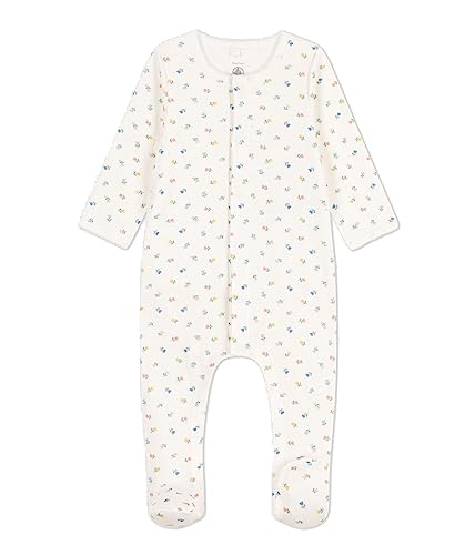 Petit Bateau Baby Mädchen Body, Weiss Marshmallow / Mehrfarbig, 0-3 Monate von Petit Bateau