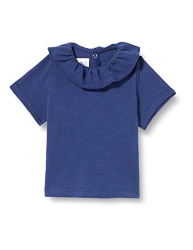 Petit Bateau Baby Mädchen Kurzarmbluse, Blau Chaloupe, 3 Monate von Petit Bateau