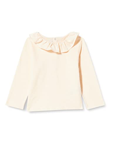 Petit Bateau Baby Mädchen Langarmbluse, Weiss Avalanche, 6 Monate von Petit Bateau