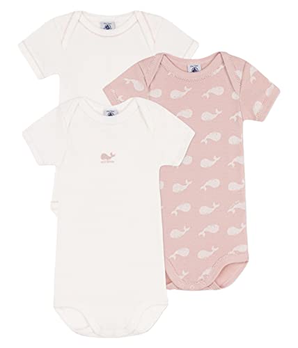 Petit Bateau Baby Mädchen Kurzarm-Body mit Streifen, Variante 1, 18 Monate von Petit Bateau