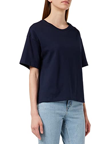 Petit Bateau Damen Kurzärmeliges T-shirt, Blau Smoking, XS von Petit Bateau