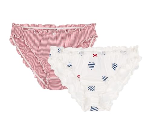 Petit Bateau Damen A0D15 Höschen, Variante 1, L (2er Pack) von Petit Bateau