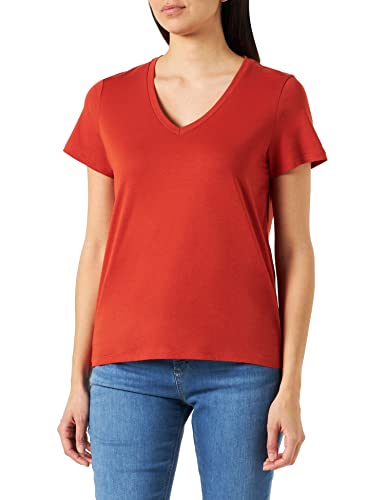 Petit Bateau Damen Kurzärmeliges T-shirt, Rot Harissa, M von Petit Bateau