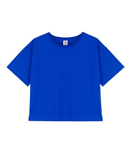 Petit Bateau Damen Kurzärmeliges T-shirt, Weiss Perse, M von Petit Bateau