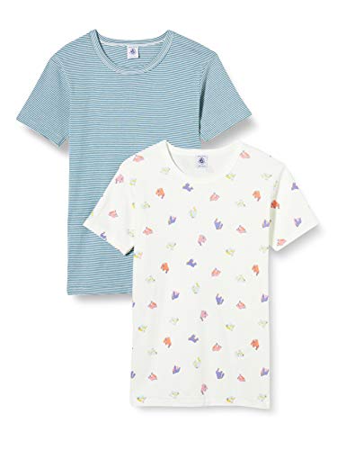 Petit Bateau Herren 5613700 Hemd, Marshmallow/Multico + MOZAIK/Marshmallow, 4A von Petit Bateau