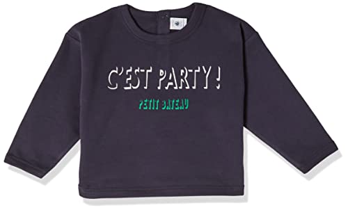 Petit Bateau Baby Jungen Sweatshirt, Blau Smoking, 18 Monate von Petit Bateau