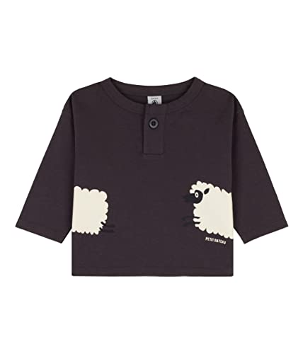 Petit Bateau Baby Jungen Langarm-T-Shirt, Grau Dumbo, 3 Jahre von Petit Bateau