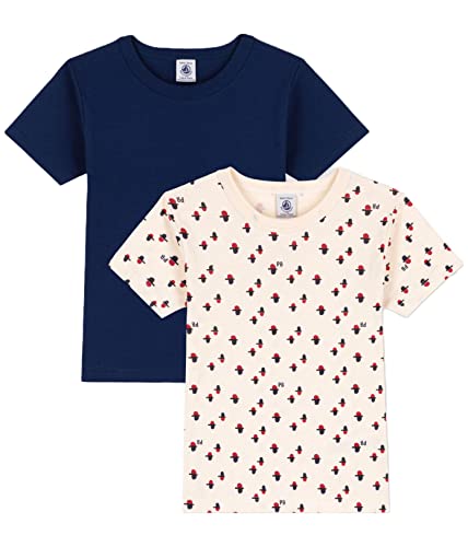 Petit Bateau JungenKurzarm-T-Shirt (2er Pack) , Variante 1, 10 Jahre von Petit Bateau