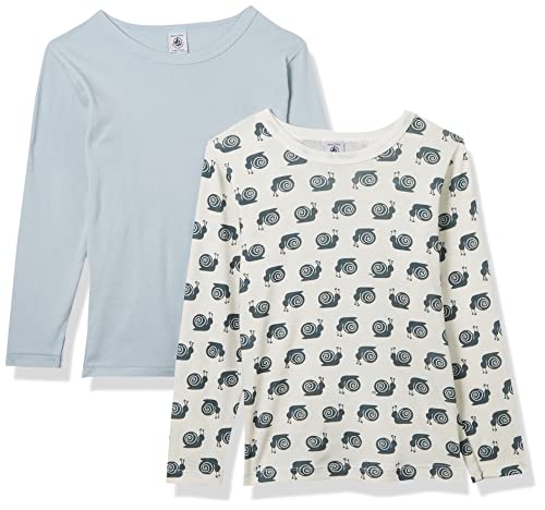 Petit Bateau Jungen A05lm T-Shirt, Radiergummi + Marshmallow/Ducky, 10 Jahre von Petit Bateau