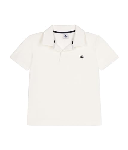 Petit Bateau Jungen A0A1V Polo Shirt, Marshmallow, 8 Jahre von Petit Bateau