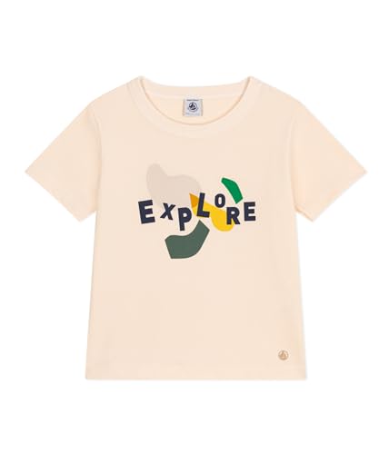 Petit Bateau Jungen A0A2G T-Shirt, Avalanche/Multico, 4 Jahre von Petit Bateau