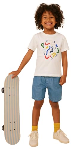 Petit Bateau Jungen A0A2G T-Shirt, Marshmallow, 12 Jahre von Petit Bateau