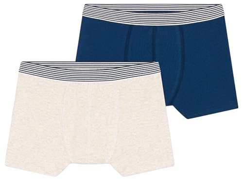 Petit Bateau Jungen A0AB1 Boxershorts, Variante 1, 18 Jahre (2er Pack) von Petit Bateau