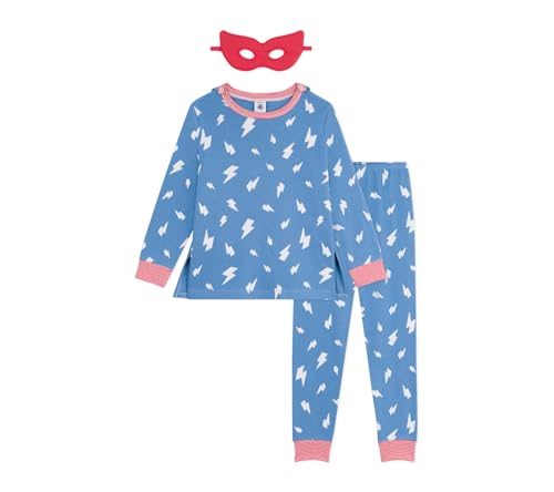 Petit Bateau Jungen A0CLT Schlafstrampler, Blau/Mehrfarbig, 12 Jahre von Petit Bateau