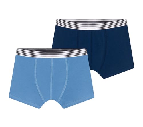 Petit Bateau Jungen A0CM6 Boxer, Variante 1, 16 Jahre (2er Pack) von Petit Bateau