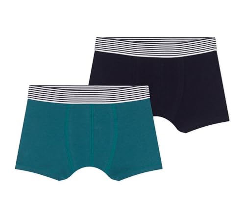 Petit Bateau Jungen A0CMG Boxer, Variante 2, 5 Jahre (2er Pack) von Petit Bateau