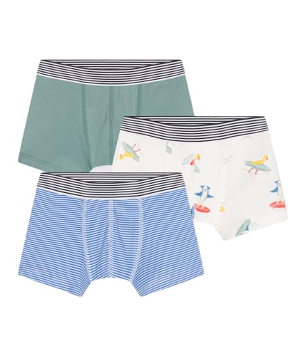 Petit Bateau Jungen A0CTG Boxer, Variante 1, 2 Jahre (3er Pack) von Petit Bateau