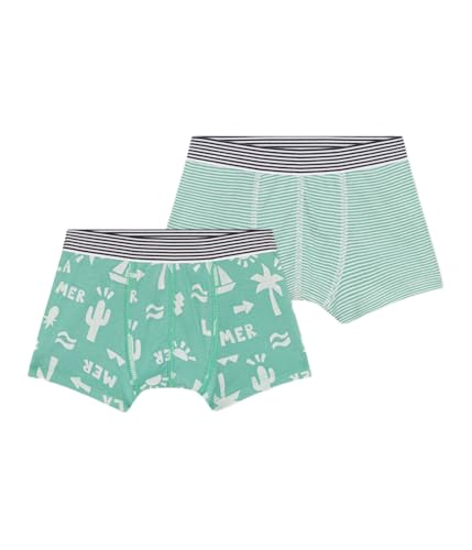 Petit Bateau Jungen A0CTK Boxer, Variante 1, 2 Jahre (2er Pack) von Petit Bateau