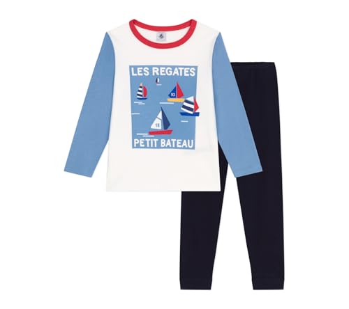 Petit Bateau Jungen A0CUP Schlafstrampler, Blau/Mehrfarbig, 3 Jahre Petit Bateau Jungen A0CUP Schlafstrampler, Blau/Mehrfarbig, 3 Jahre von Petit Bateau