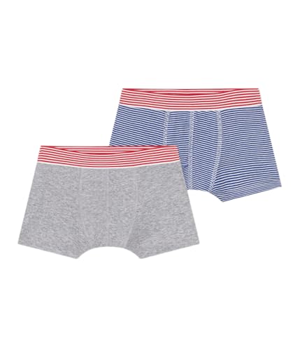 Petit Bateau Jungen A0D9L Boxer, Variante 1, 14 Jahre (2er Pack) von Petit Bateau