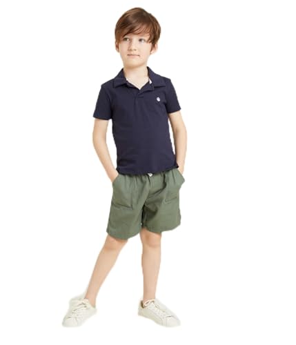 Petit Bateau Jungen A0A1V Polohemd, Smoking, 5 Jahre von Petit Bateau